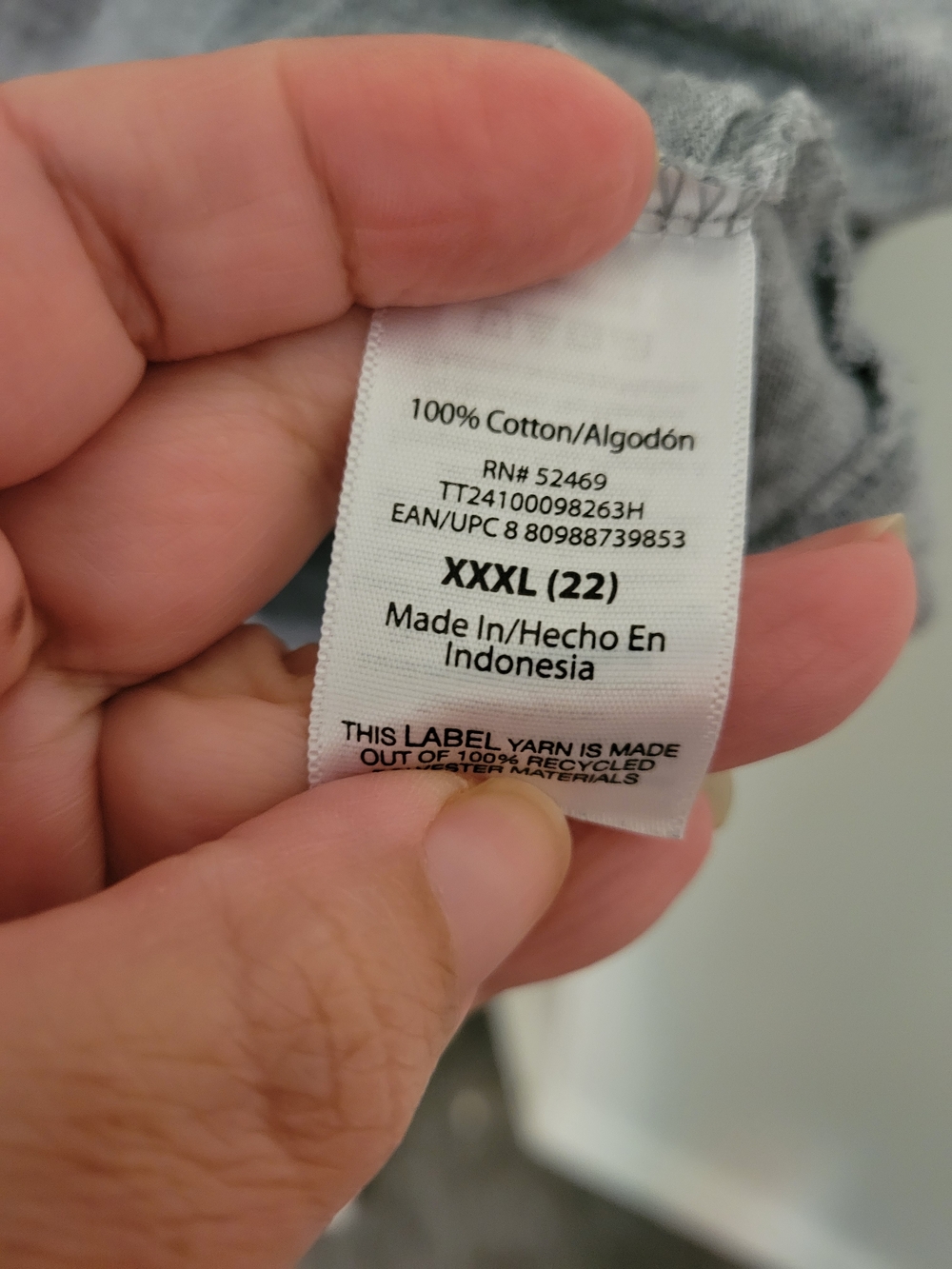 Time and Tru Heather Gray Cotton Tshirt Dress - Picture 3 of 3
